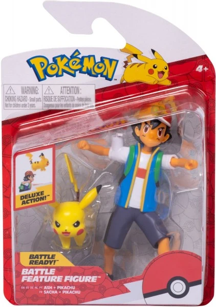 Zubehör Action-Spielzeug Jazwares Feature Battle Figur Ash & Pikachu 1 Zubehör Action-Spielzeug Jazwares Feature Battle Figur Ash & Pikachu