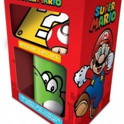 Zubehör Action-Spielzeug Pyramid Mario Geschenkset Tasse, Untersetzer, Anhänger