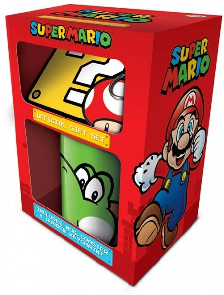 Zubehör Action-Spielzeug Pyramid Mario Geschenkset Tasse, Untersetzer, Anhänger 1 Zubehör Action-Spielzeug Pyramid Mario Geschenkset Tasse, Untersetzer, Anhänger