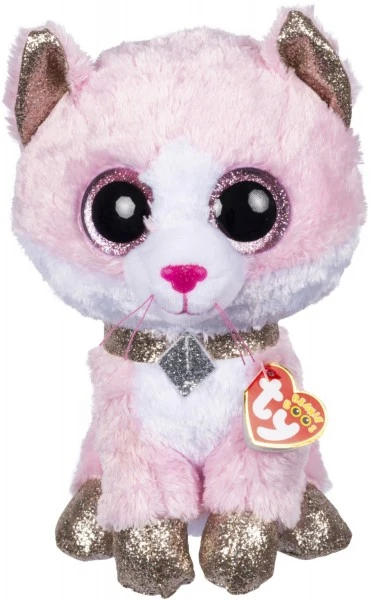 Zubehör Action-Spielzeug Ty Beanie Boo Fiona Katze 24cm Pink 1 Zubehör Action-Spielzeug Ty Beanie Boo Fiona Katze 24cm Pink