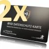 Zubehör Action-Spielzeug Makakaontherun RFID NFC Blocker Karte Doppelpack Schwarz