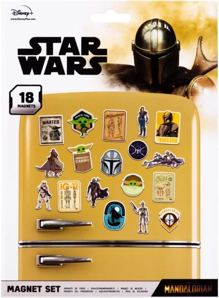 Zubehör Action-Spielzeug Pyramid Mandalorian Magnet Set 1 Zubehör Action-Spielzeug Pyramid Mandalorian Magnet Set