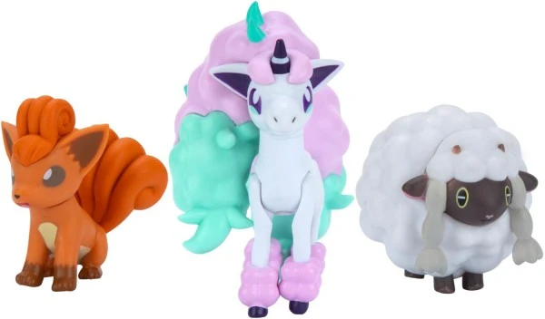 Zubehör Action-Spielzeug Jazwares Pokémon Battle Figur Set Wolly/Vulpix/Galar-Ponita 2 Zubehör Action-Spielzeug Jazwares Pokémon Battle Figur Set Wolly/Vulpix/Galar-Ponita – Bild 2