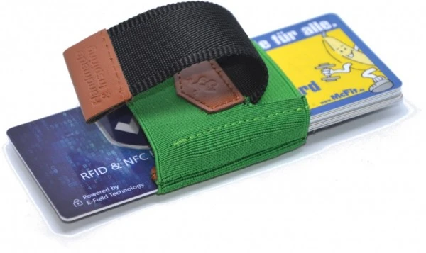 Zubehör Action-Spielzeug Makakaontherun Zugband Slim Wallet Grün 2 Zubehör Action-Spielzeug Makakaontherun Zugband Slim Wallet Grün – Bild 2