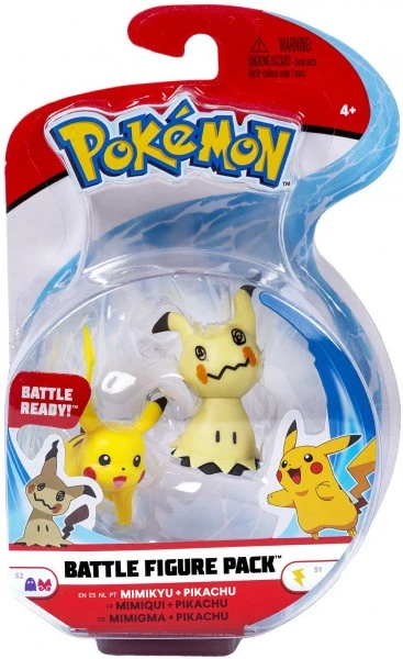 Zubehör Action-Spielzeug Wicked Cool Toys Battle Figur Mimigma & Pikachu 2 Zubehör Action-Spielzeug Wicked Cool Toys Battle Figur Mimigma & Pikachu – Bild 2