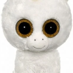 Zubehör Action-Spielzeug Ty Pegasus Einhorn 24cm Glubschis Weiß/gold