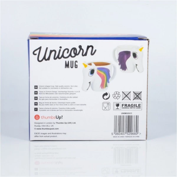 Zubehör Action-Spielzeug ThumbsUp! Tasse Unicorn Mug Mit Farbwechsel 2 Zubehör Action-Spielzeug ThumbsUp! Tasse Unicorn Mug Mit Farbwechsel – Bild 2