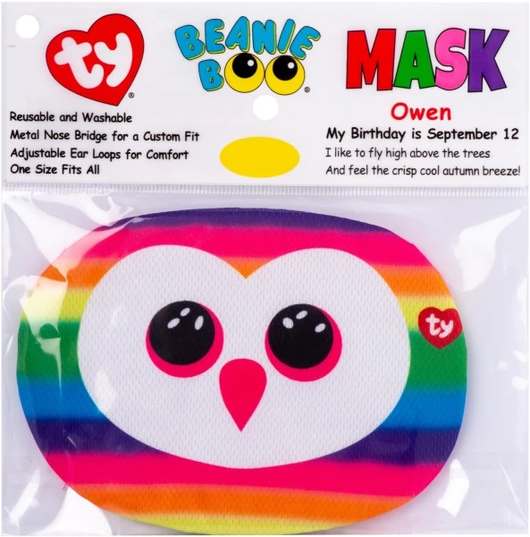 Zubehör Action-Spielzeug Ty Beanie Boo Owen Eule Maske 2 Zubehör Action-Spielzeug Ty Beanie Boo Owen Eule Maske – Bild 2