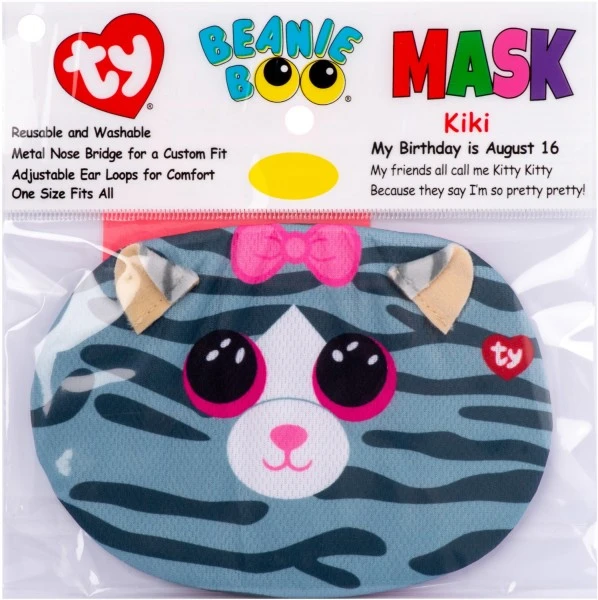 Zubehör Action-Spielzeug Ty Beanie Boo Kiki Katze Maske 2 Zubehör Action-Spielzeug Ty Beanie Boo Kiki Katze Maske – Bild 2