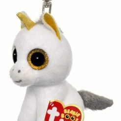 Zubehör Action-Spielzeug Ty Pegasus Einhorn 8,5cm Glubschis Weiß/gold