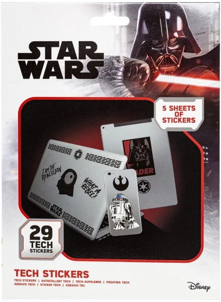 Zubehör Action-Spielzeug Pyramid Tech Sticker Star Wars 1 Zubehör Action-Spielzeug Pyramid Tech Sticker Star Wars