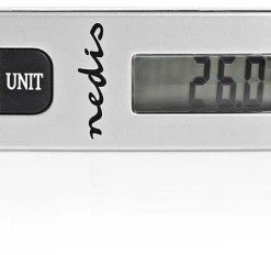 Zubehör Action-Spielzeug Nedis Digitale Gepäckwaage (50kg) Thermometer Grau/schwarz
