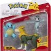 Zubehör Action-Spielzeug Jazwares Battle Figur Set Schiggy, Machollo, Bellektro