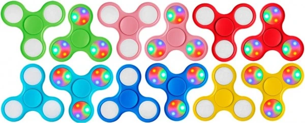 Zubehör Action-Spielzeug Software Pyramide Stress Spinner Mit Licht 1 Zubehör Action-Spielzeug Software Pyramide Stress Spinner Mit Licht