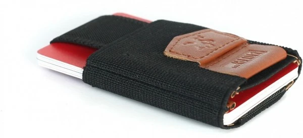 Zubehör Action-Spielzeug Makakaontherun Zugband Slim Wallet Schwarz 2 Zubehör Action-Spielzeug Makakaontherun Zugband Slim Wallet Schwarz – Bild 2