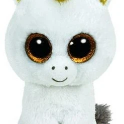 Zubehör Action-Spielzeug Ty Pegasus Einhorn 15cm Glubschis Weiß/gold