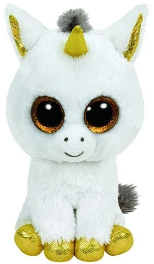 Zubehör Action-Spielzeug Ty Pegasus Einhorn 15cm Glubschis Weiß/gold 1 Zubehör Action-Spielzeug Ty Pegasus Einhorn 15cm Glubschis Weiß/gold