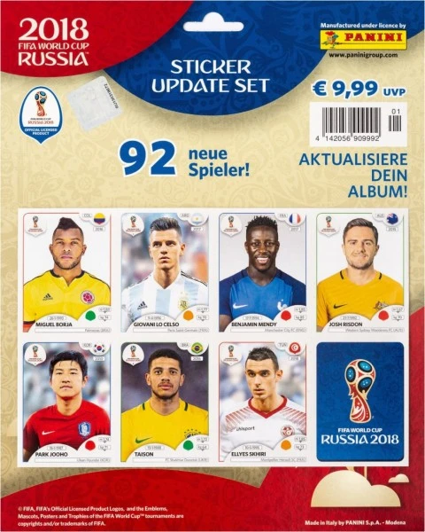 Zubehör Action-Spielzeug Panini Fifa WM 2018 Update Multipack2 1 Zubehör Action-Spielzeug Panini Fifa WM 2018 Update Multipack2