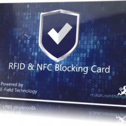 Zubehör Action-Spielzeug Makakaontherun RFID NFC Blocker Karte Blau