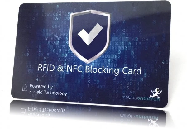 Zubehör Action-Spielzeug Makakaontherun RFID NFC Blocker Karte Blau 1 Zubehör Action-Spielzeug Makakaontherun RFID NFC Blocker Karte Blau