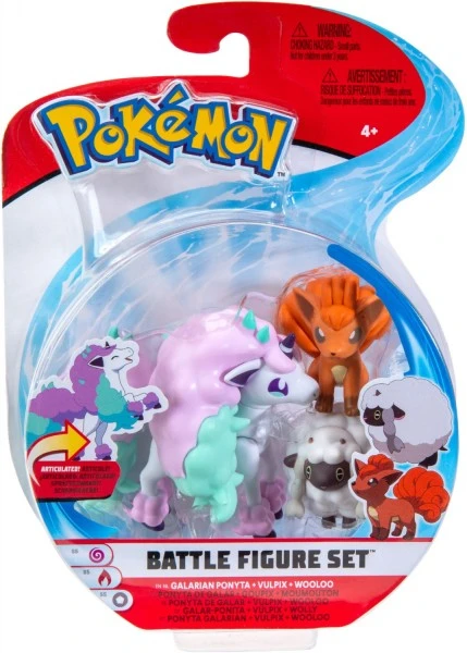 Zubehör Action-Spielzeug Jazwares Pokémon Battle Figur Set Wolly/Vulpix/Galar-Ponita 1 Zubehör Action-Spielzeug Jazwares Pokémon Battle Figur Set Wolly/Vulpix/Galar-Ponita